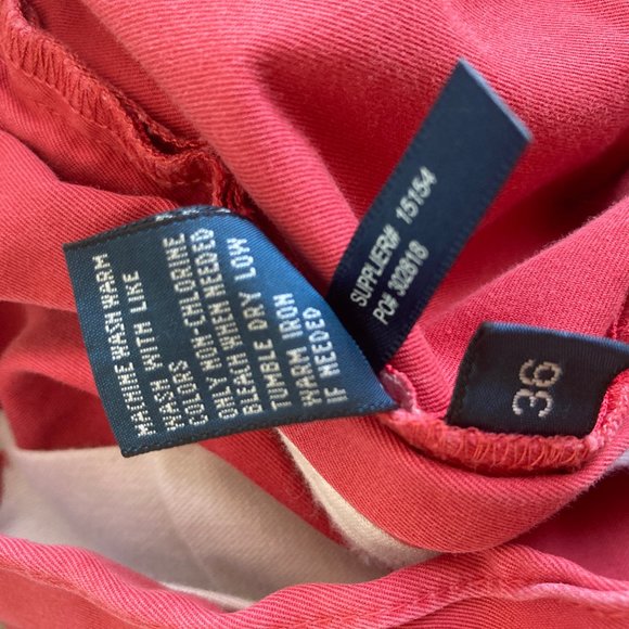 Polo by Ralph Lauren Red Men's Shorts. 36 - Picture 7 of 8